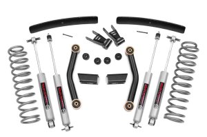 Jeep Comanche Suspension Lift Kit - Front + Rear - Rough Country - 4.5 Inch with N3 Shocks - '86-'92